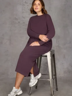 Live Unlimited Purple Sweatshirt dress