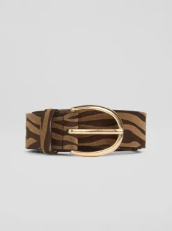 LK Bennett Brown Classic Cotton Jeans Belt