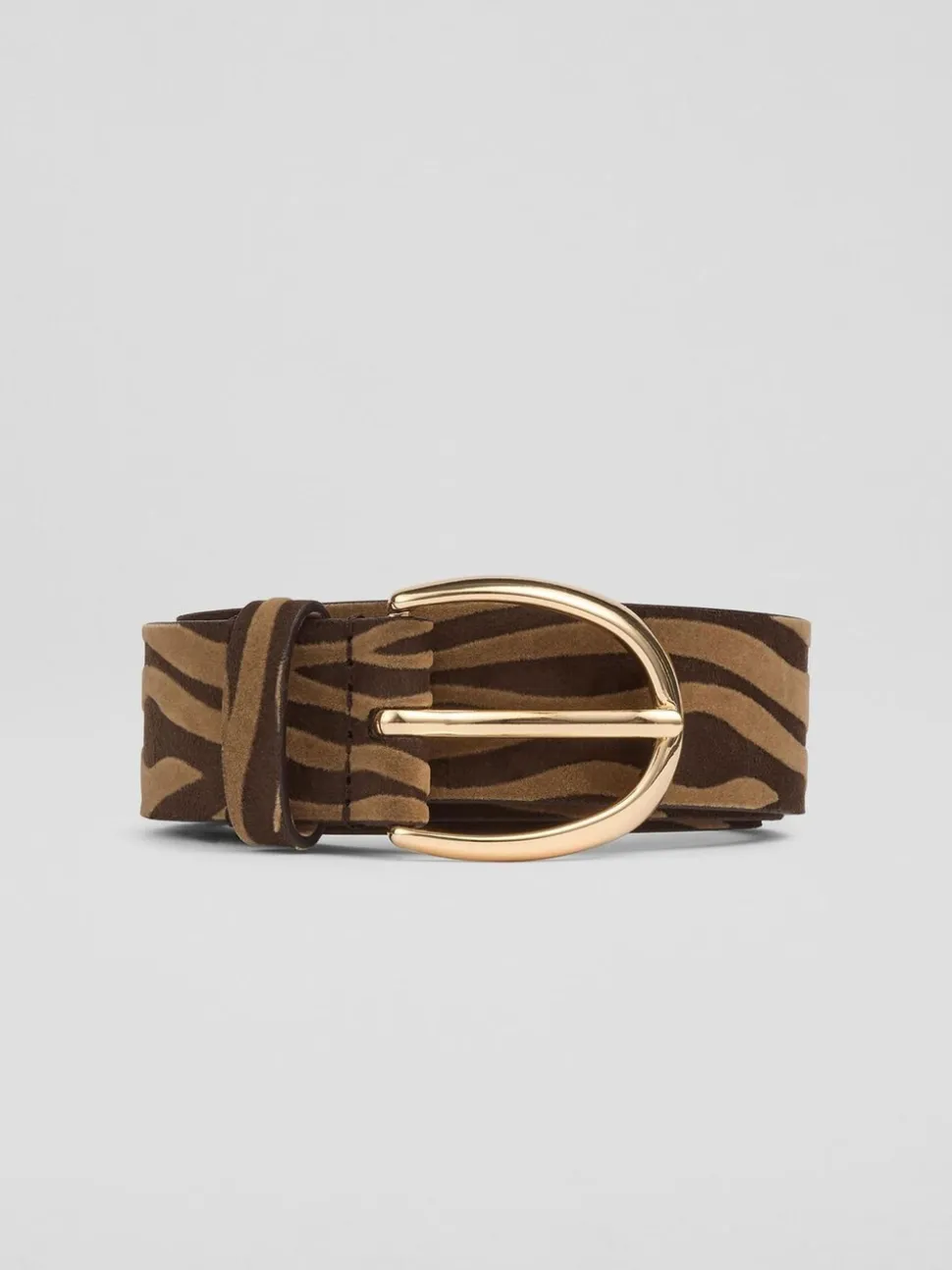 LK Bennett Brown Classic Cotton Jeans Belt