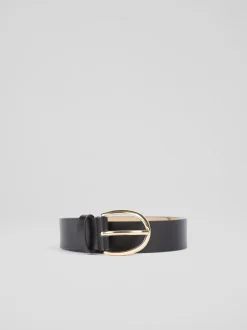 LK Bennett Julian Classic Black Jean Belt