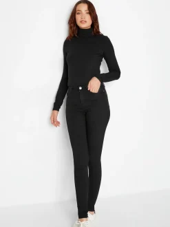 Long Tall Sally Black Ava Stretch Skinny Jeans