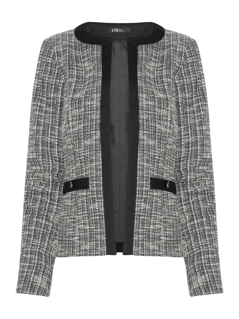 Long Tall Sally Black Boucle Jacket
