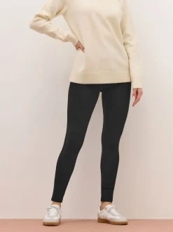 Long Tall Sally Black Cotton Stretch Leggings