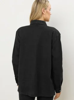 Long Tall Sally Black Denim Shirt