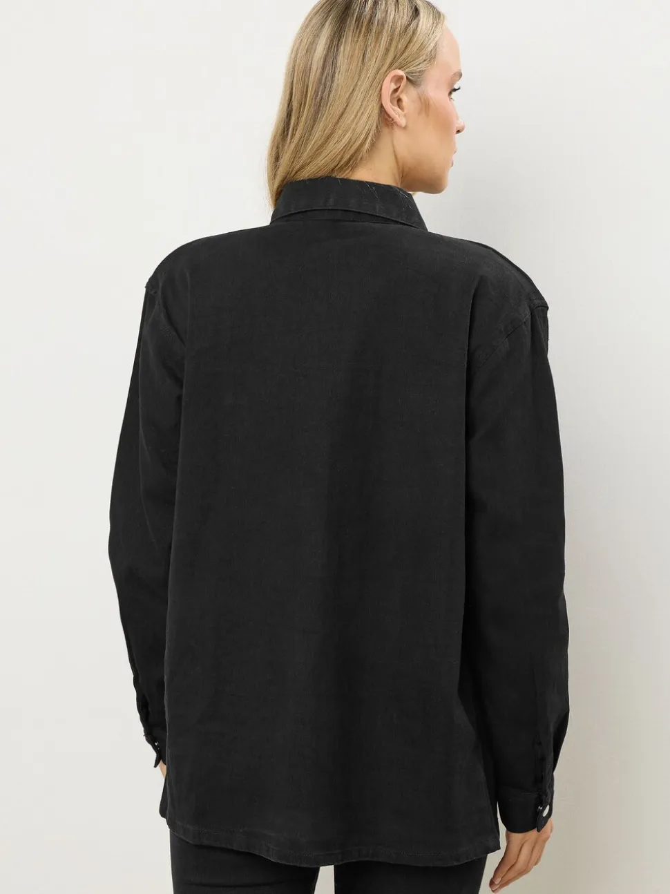 Long Tall Sally Black Denim Shirt