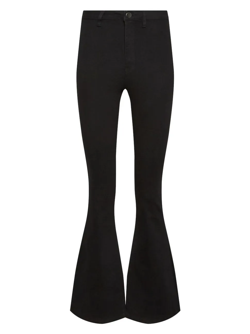 Long Tall Sally Black Denim Flared Jeans