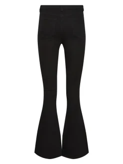 Long Tall Sally Black Denim Flared Jeans