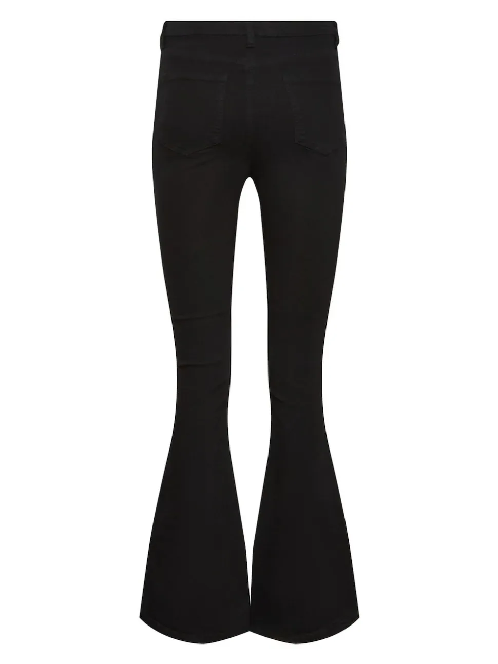 Long Tall Sally Black Denim Flared Jeans