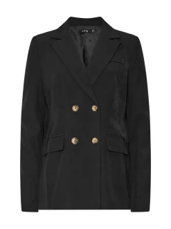 Long Tall Sally Black Double Breasted Jacket