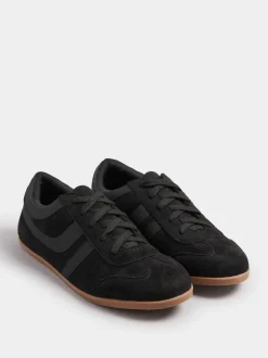 Long Tall Sally Black Low Profile Trainers