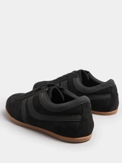 Long Tall Sally Black Low Profile Trainers