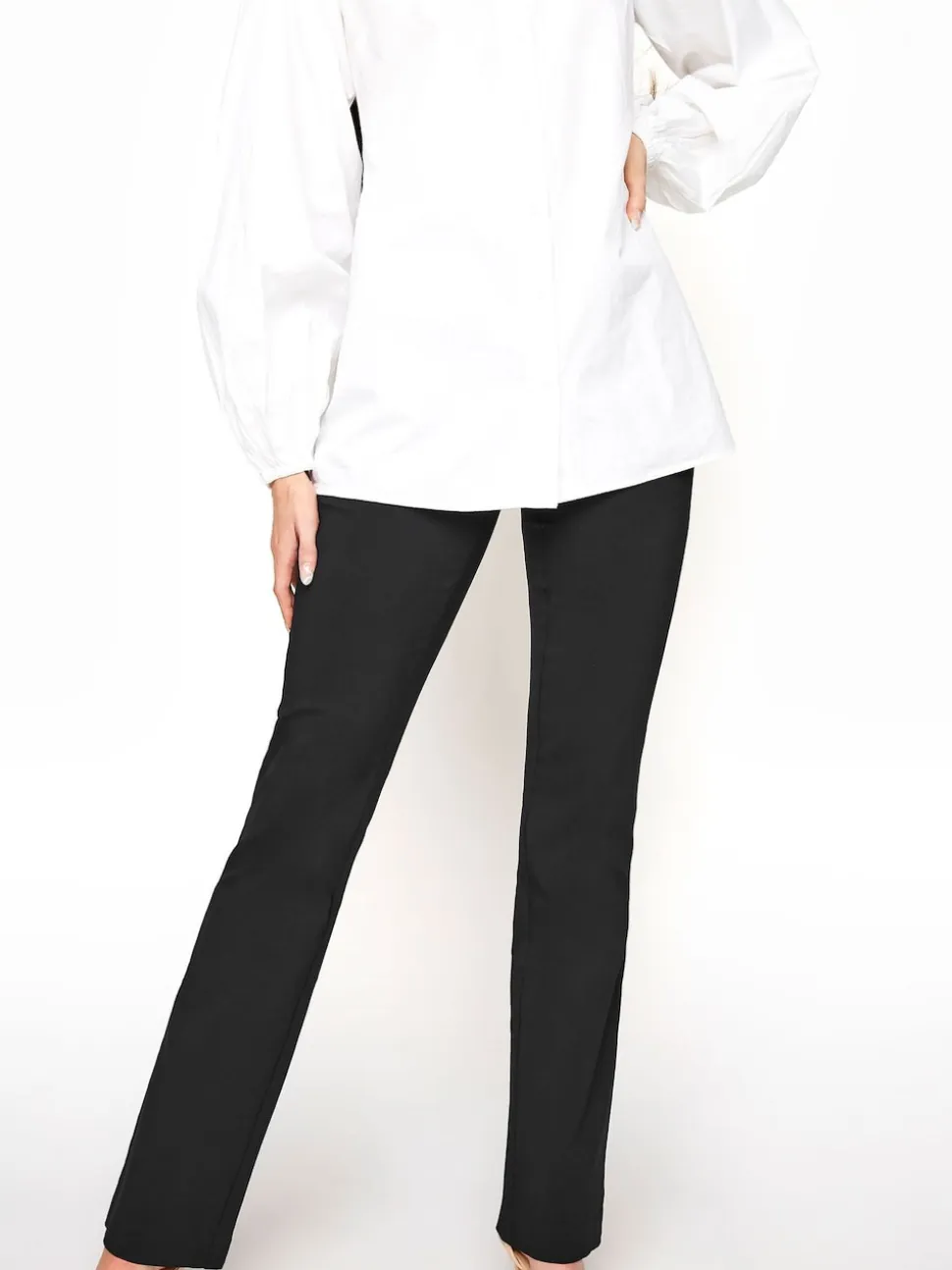Long Tall Sally Black Stretch Bootcut Trousers