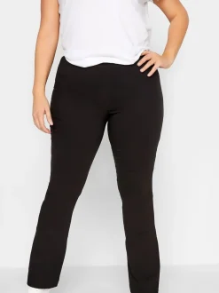Long Tall Sally Black Stretch Bootcut Trousers