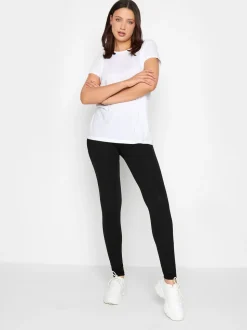Long Tall Sally Black Stretch Cotton Leggings 2 Pack