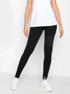 Long Tall Sally Black Stretch Cotton Leggings 2 Pack