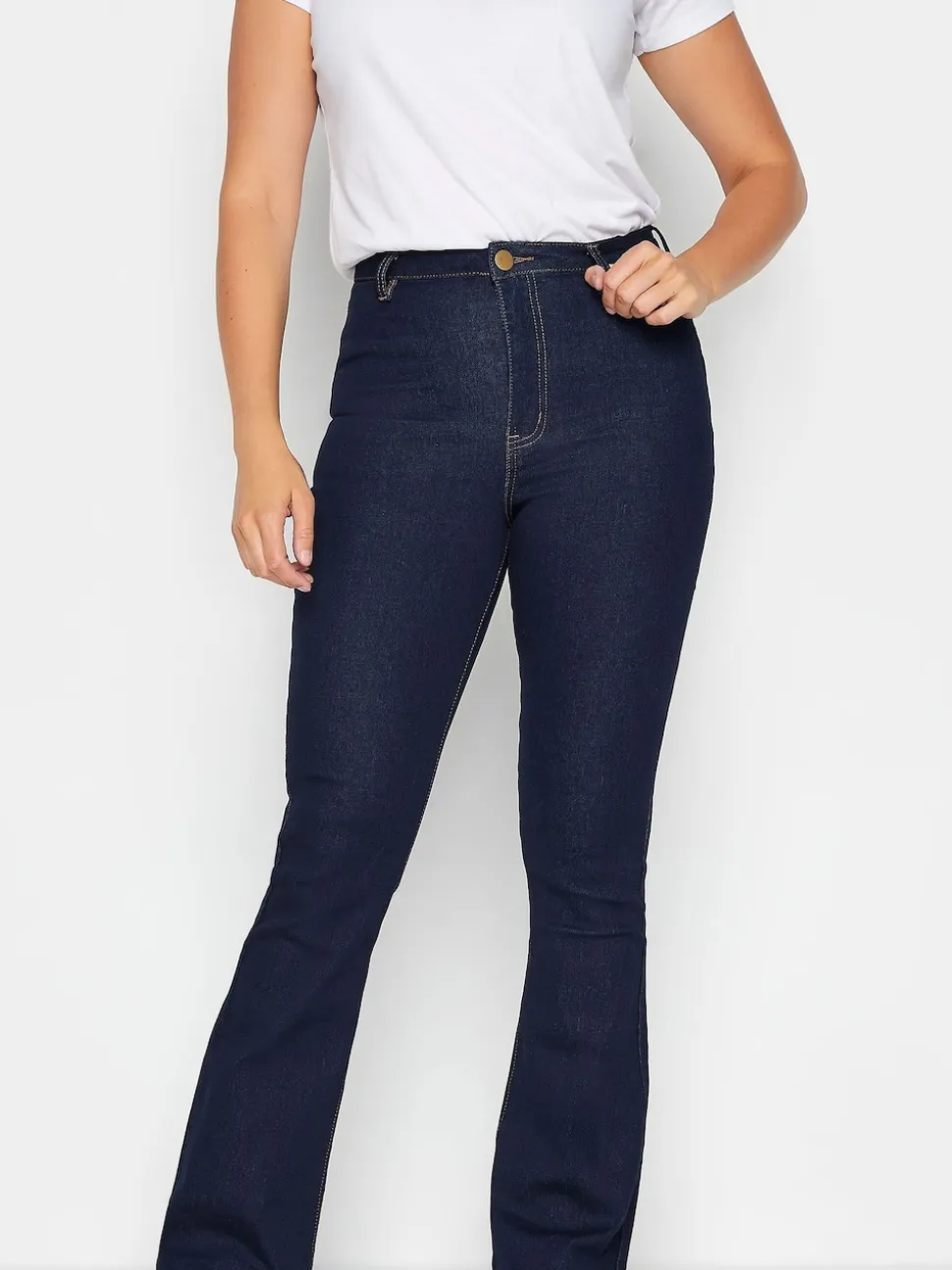 Long Tall Sally Blue Denim Kickflare Jeans