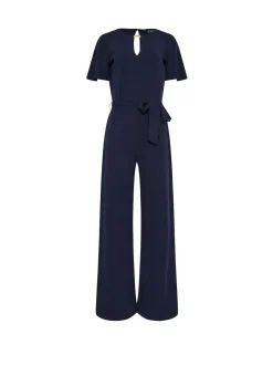 Long Tall Sally Blue Keyhole Jumpsuit