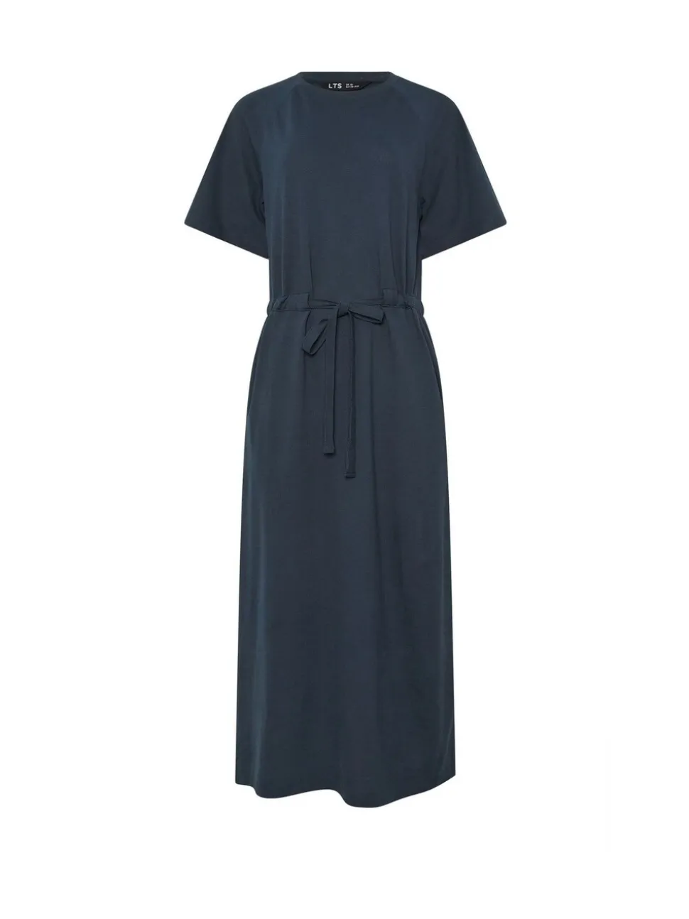 Long Tall Sally Blue Raglan Sleeve Tie Waist Maxi Dress