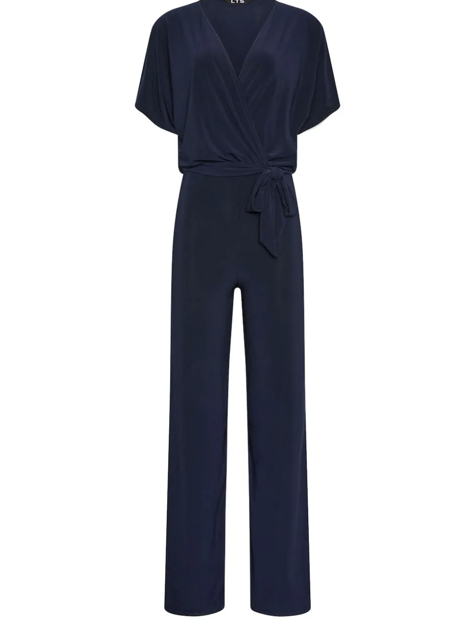 Long Tall Sally Blue V-Neck Wrap Jumpsuit