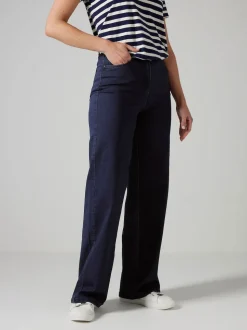 Long Tall Sally Blue Wide Leg Jeans