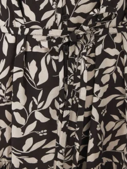 Long Tall Sally Brown Tie Waist Maxi Dress