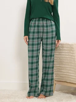 Long Tall Sally Green Check Pyjamas