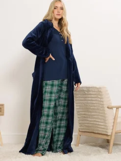 Long Tall Sally Green Check Pyjamas