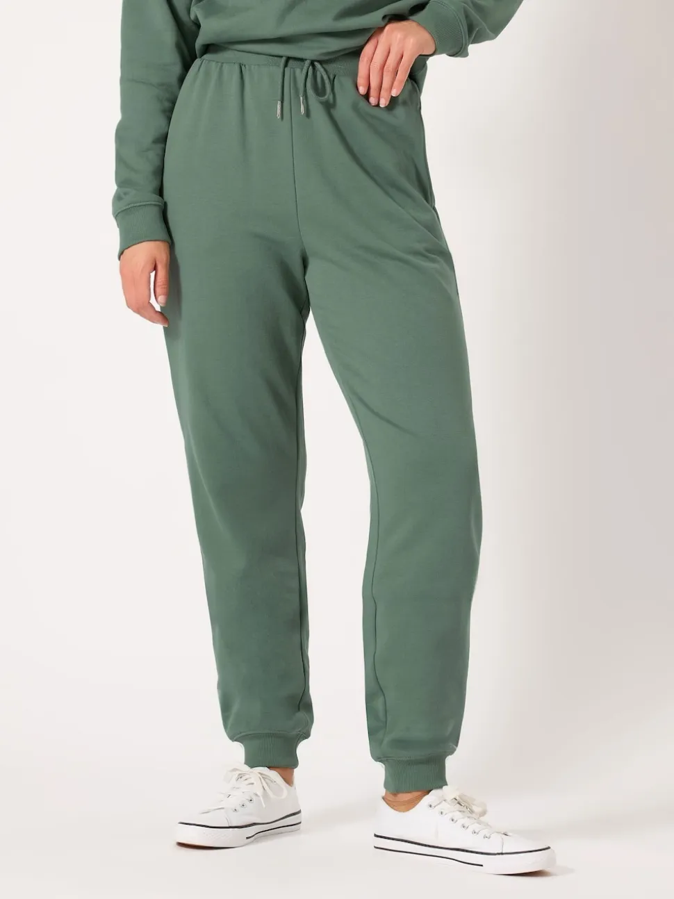 Long Tall Sally Green Cuffed Joggers