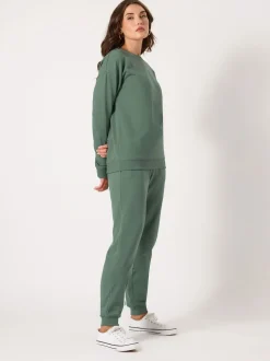 Long Tall Sally Green Cuffed Joggers