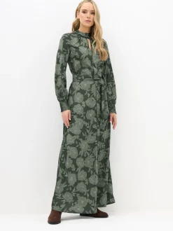 Long Tall Sally Green High Neck Maxi Dress