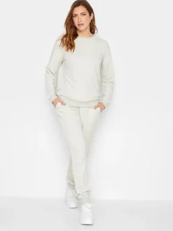 Long Tall Sally Grey Basic Cuffed Joggers