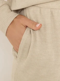 Long Tall Sally Natural Marl Cuff Lounge Joggers