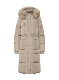 Long Tall Sally Natural Padded Midi Coat