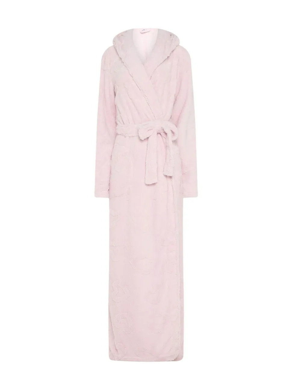 Long Tall Sally Pink Hooded Maxi Robe