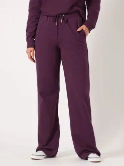 Long Tall Sally Purple Wide Fit Wide Leg Joggers