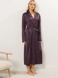 Long Tall Sally Red Satin Maxi Robe