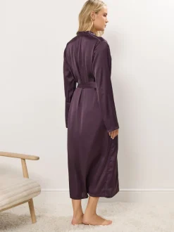 Long Tall Sally Red Satin Maxi Robe
