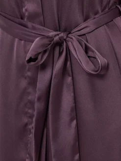 Long Tall Sally Red Satin Maxi Robe