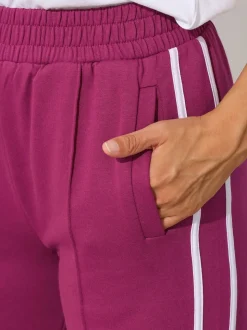 Long Tall Sally Red Two Stripe Joggers