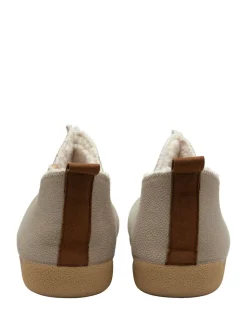 Lotus Natural Textile Bootie Slippers