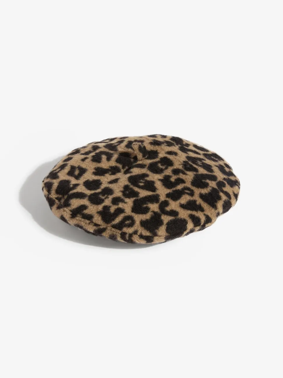 Love & Roses Leopard Beret Hat