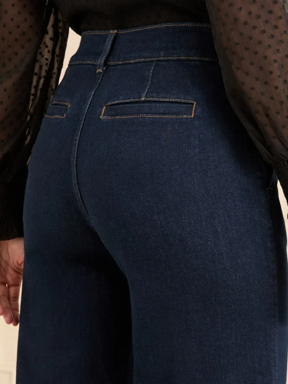 Love & Roses Rinse Blue Tailored Jeans
