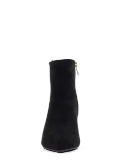 Lunar Black Sadie Heeled Ankle Boots