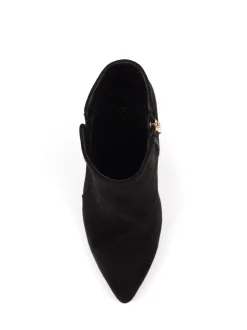 Lunar Black Sadie Heeled Ankle Boots