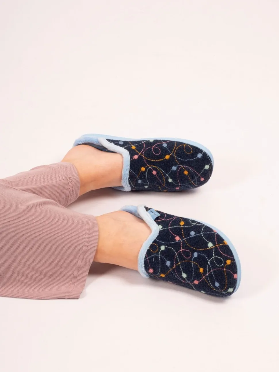 Lunar Blue Impulse Mule Slippers