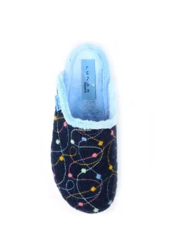 Lunar Blue Impulse Mule Slippers