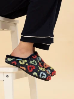Lunar Blue Mule Slippers
