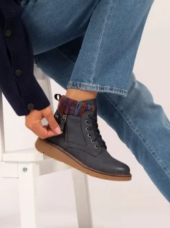 Lunar Blue Wide Fit California Boots