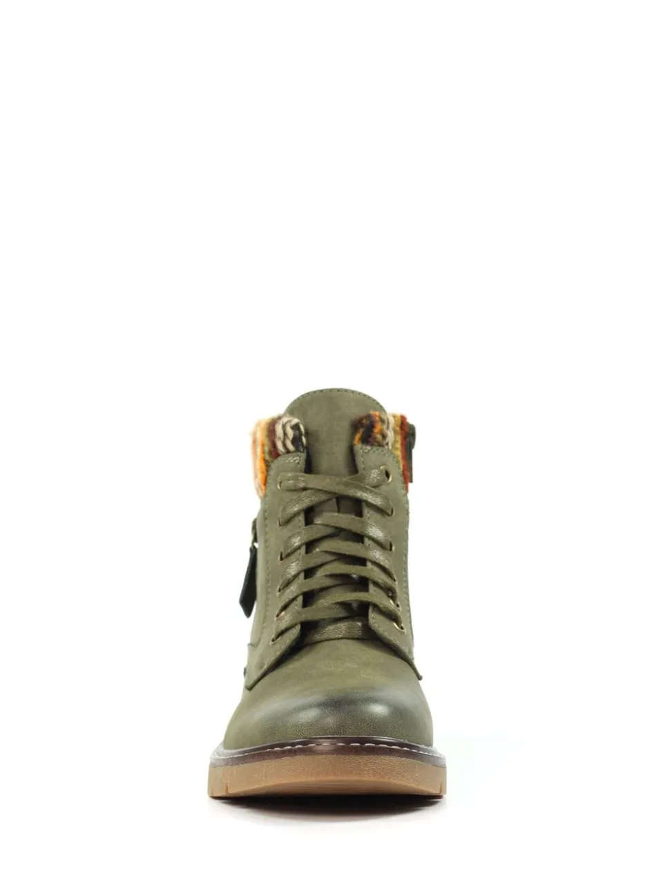 Lunar Green Wide Fit Animal Print California Boots