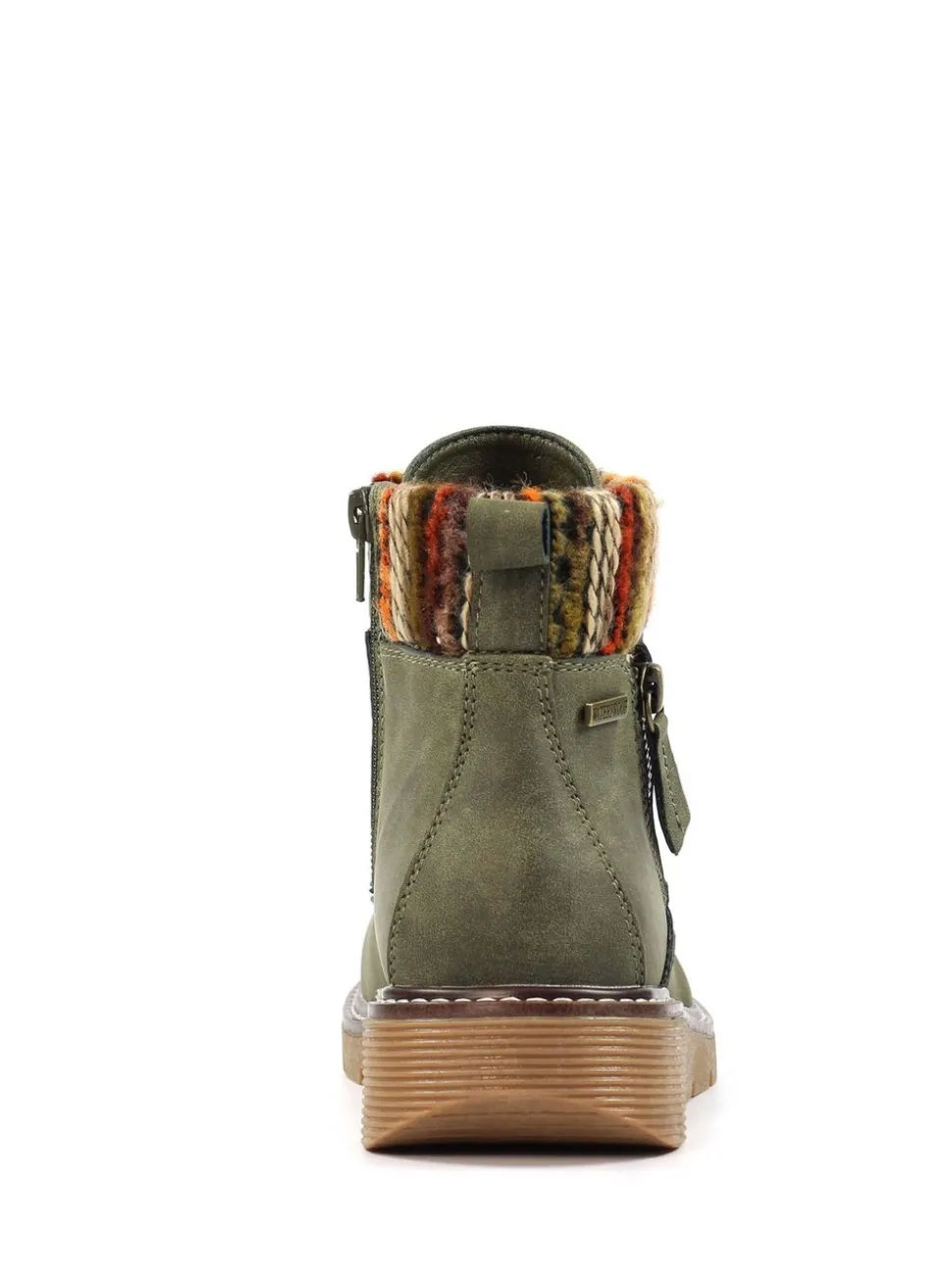 Lunar Green Wide Fit Animal Print California Boots